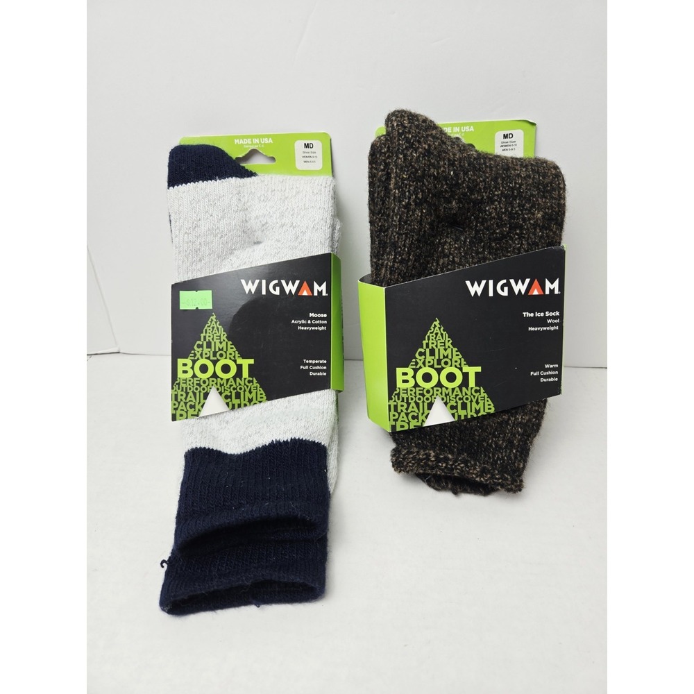 Wigwam Heavyweight socks NEW Unisex Field Hunt Work sz Medium 2 pairs